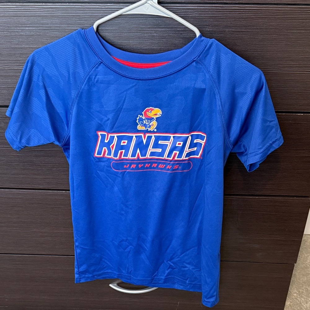 Champion Kids Blue Kansas Graphic Tee